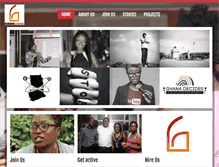 Tablet Screenshot of bloggingghana.org